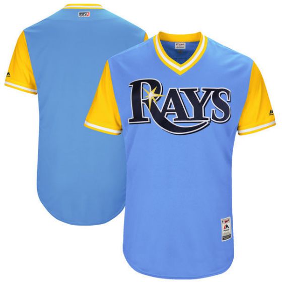 Men Tampa Bay Rays Blank Light Blue New Rush Limited MLB Jerseys
